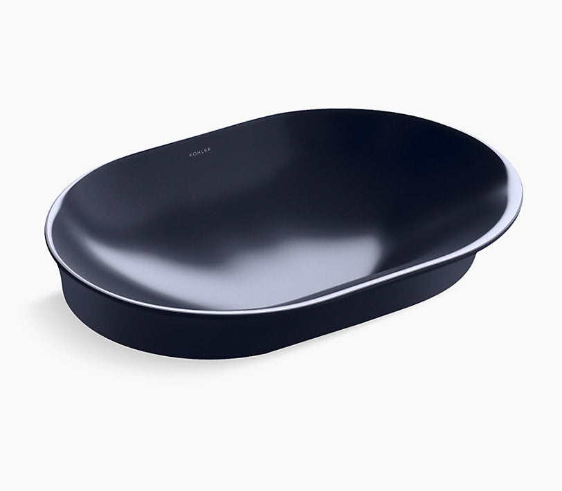 KOHLER VIVE VESSEL W/O DECK - KOHLER PREMIUM - ( INDIGO BLUE - PREMIUM - 545x400 mm - 16inchX0inch )