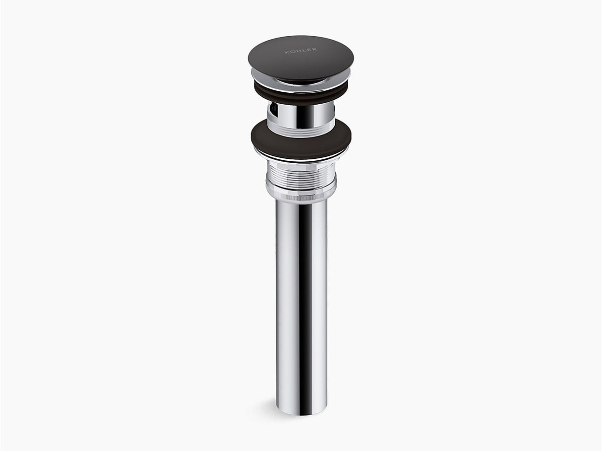 CLICKER DRAINER BIG CAP - KOHLER PREMIUM - ( MATT BLACK - PREMIUM - 0x0 mm - 0inchX0inch )