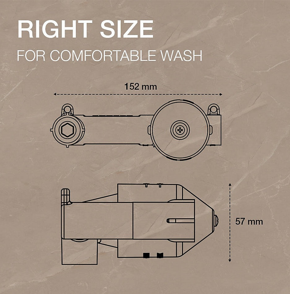 SC CONC.W/M BASIN MXR VALVE - KOHLER POPULAR - ( POLISHED CHROME - POPULAR - 0x15 mm - 0inchX0.6inch )