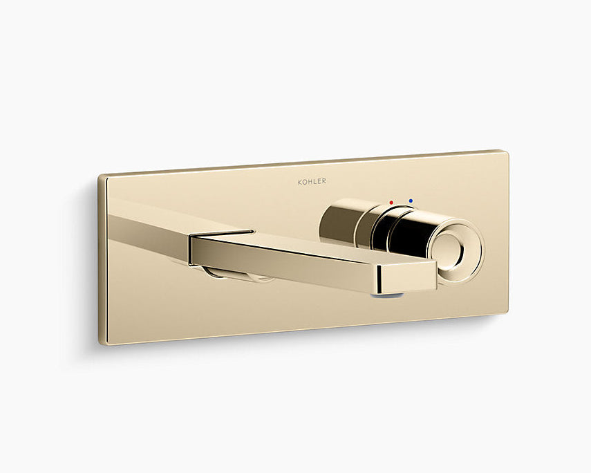 COMPOSED 1H WALL MOUNT LAV FAUCET - KOHLER LUXURY - ( FRENCH GOLD - LUXURY - 0x15 mm - 0inchX0.5inch )
