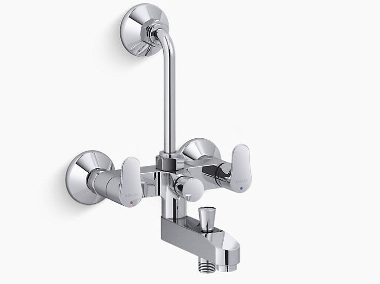 4 WAY EXP PART FOR B/SHWR W/DIV&HANDSWR - KOHLER POPULAR - ( POLISHED CHROME - POPULAR - 0x15 mm - 0inchX0.5inch )