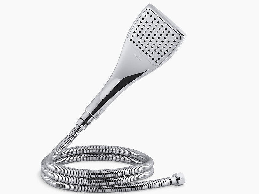 SINGLE FUNCTION LARGE HANDSHOWER W/HOSE - KOHLER PREMIUM - ( POLISHED CHROME - PREMIUM - 0x0 mm - 0inchX0inch )