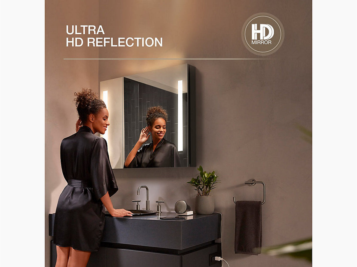 VERDERA TWO DOOR LIGHTED MIRRORED CABINET - KOHLER LUXURY - ( - LUXURY - 762x866 mm - 34.64inchX30.48inch )