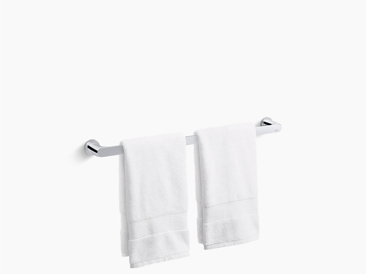 TOWEL BAR - KOHLER LUXURY - ( POLISHED CHROME - LUXURY - 0x450 mm - 0inchX18inch )