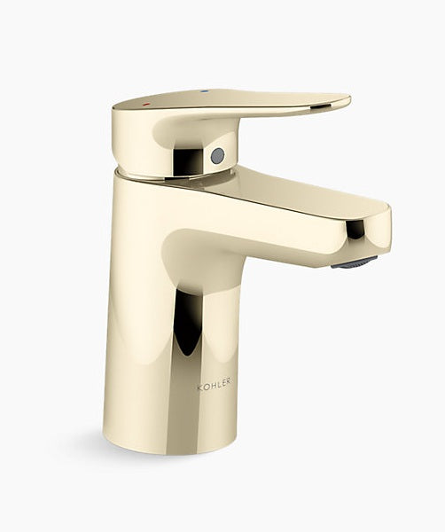 ACCLIV SINGLE CONTROL LAVATORY FAUCET W/O DRAIN - KOHLER POPULAR -  ( FRENCH GOLD - POPULAR - 0x15 mm - 0inchX0.6inch )
