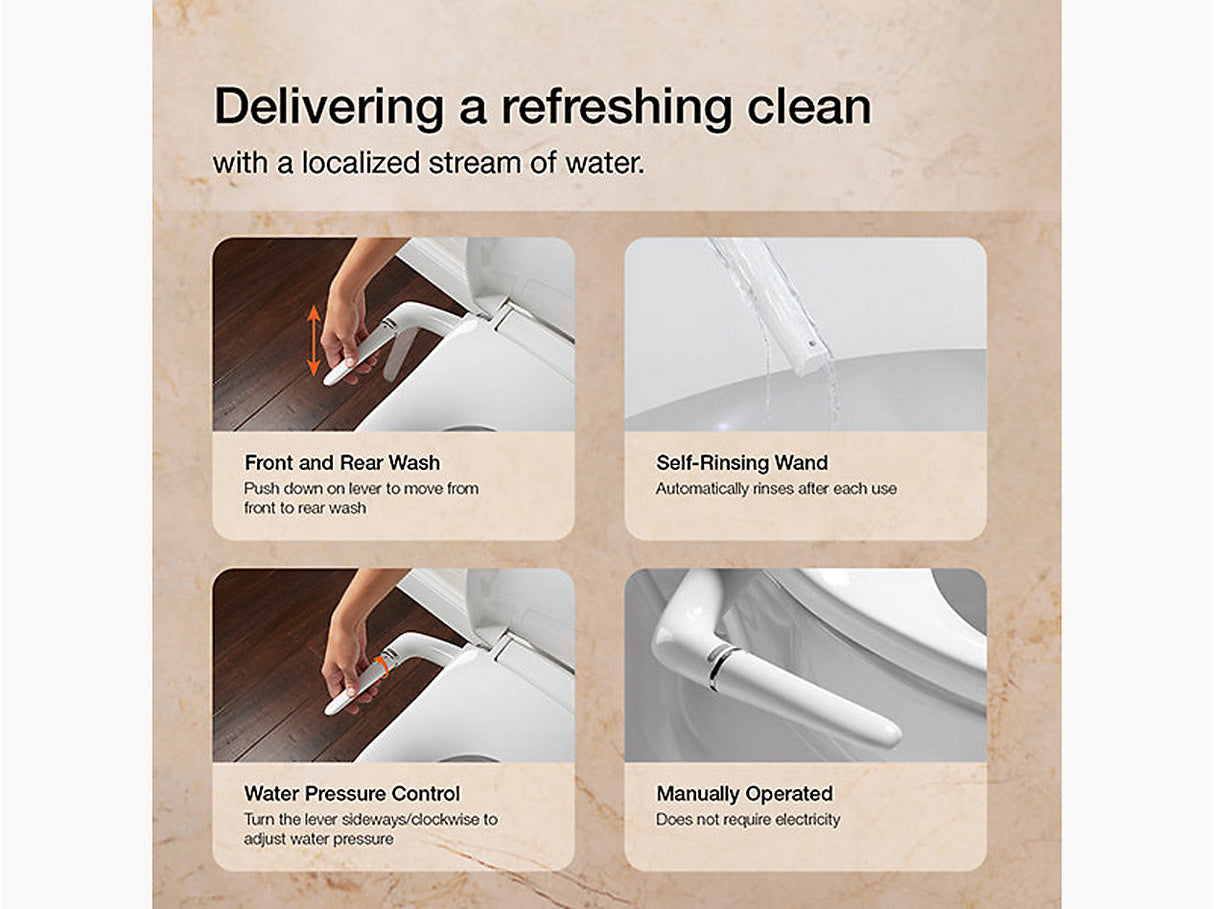 PURECLEAN S/C FOR 28778IN-0/99992IN-0 -KOHLER PREMIUM -(WHITE - PREMIUM - 0x0 mm - 0inchx0inch )