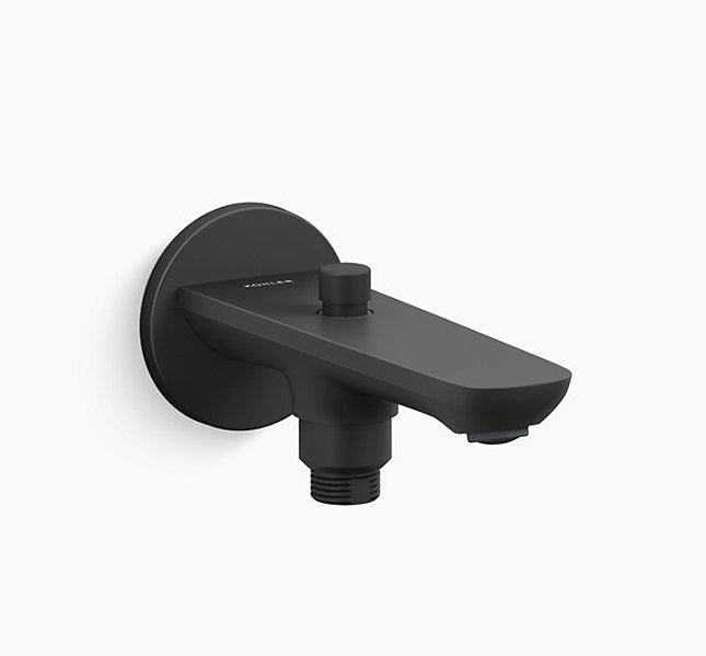 ALEO-BATH SPOUT W/DIVERTER - KOHLER PREMIUM - ( MATT BLACK - PREMIUM - 0x15 mm - 0inchX0.5inch )