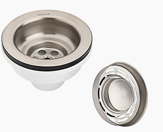 STRAINER ONLY SS KITCHEN SINK - KOHLER PREMIUM - (SPARE - PREMIUM - 0x0 mm - 0inchx0inch)