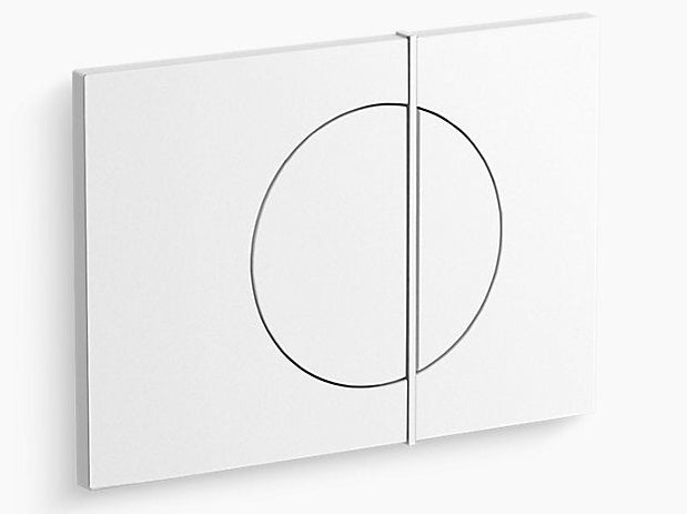 FACEPLATE IN GLOSSY(FLUSH PLATE)MECHANIC - KOHLER PREMIUM - ( WHITE - PREMIUM - 0x0 mm - 0inchx0inch )