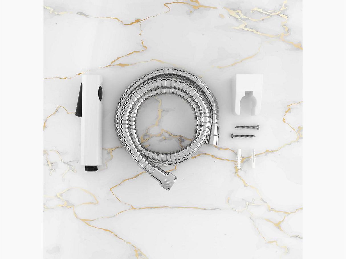 (PRUN)CUFF HEALTH FAUCET - KOHLER PREMIUM -  ( WHITE - PREMIUM - 0x15 mm - 0inchX0.6inch )