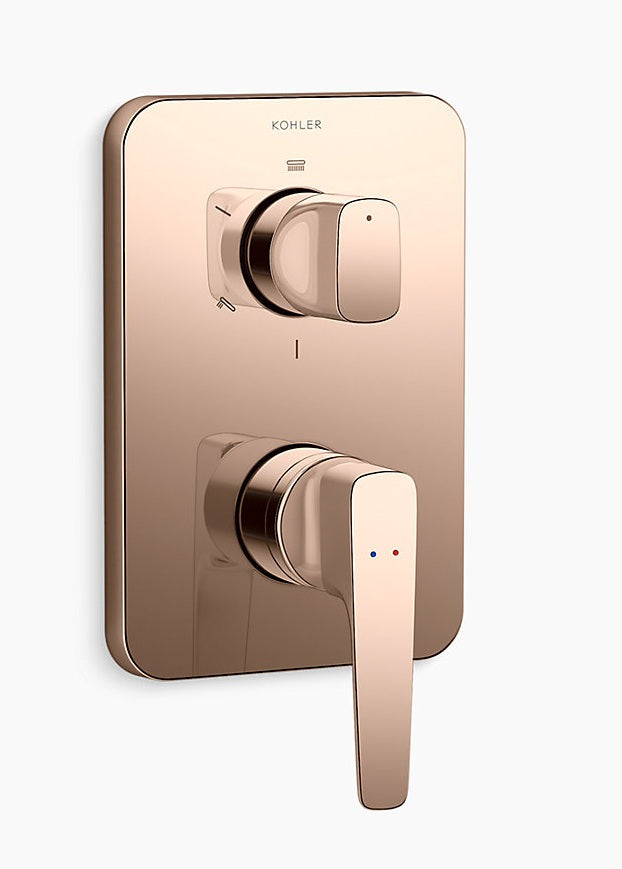 ALEO+ AT 360 TRIM+AT360 VALVE - KOHLER PREMIUM -  ( VIBRANT BRUSHED ROSE GOLD - PREMIUM - 0x0 mm - 0inchx0inch )