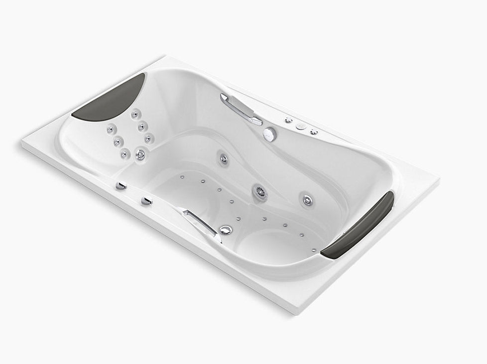 EVORA WHIRLPOOL REC DUAL SYSTEM (2 SEAT) - KOHLER LUXURY - ( WHITE - LUXURY - 0x15 mm - 0inchX0.6inch )