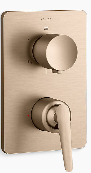 FLUENCE+ AT360 TRIM+ VALVE - KOHLER PREMIUM - ( VIBRANT BRUSHED BRONZE - PREMIUM - 0x15 mm - 0inchX0.5inch )
