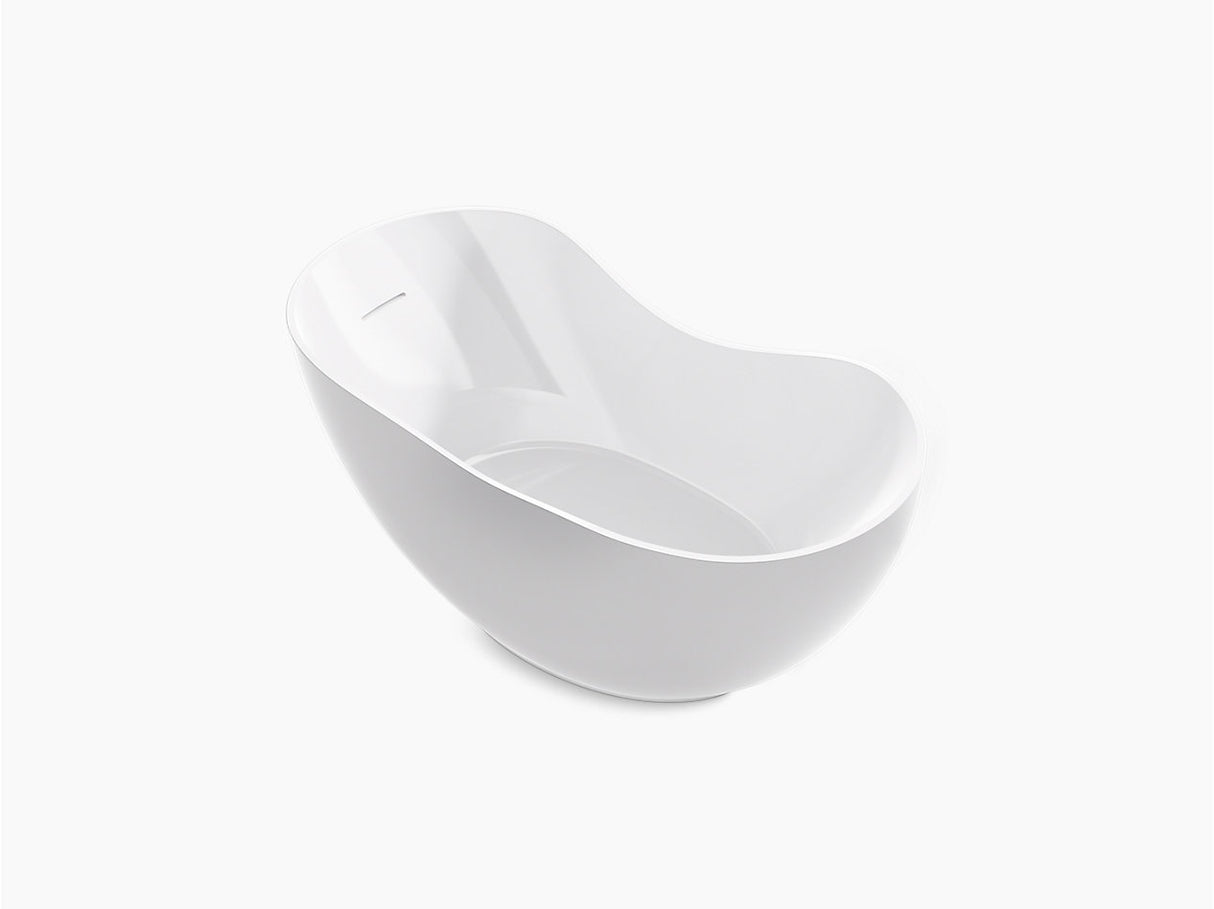 ABRAZO LITHOCAST FREESTANDING BATH - KOHLER LUXURY - ( WHITE - LUXURY - 0x0 mm - 0inchX0inch )
