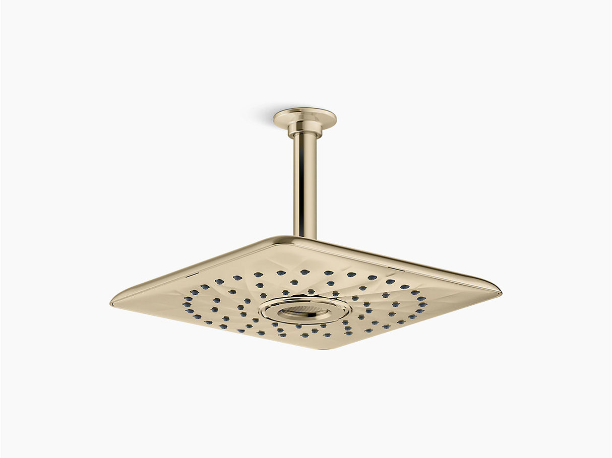 RAIN MAX SQUARE RH DUAL CORE SHOWER HEAD - KOHLER PREMIUM - ( FRENCH GOLD - PREMIUM - 254x254 mm - 10inchX10inch )