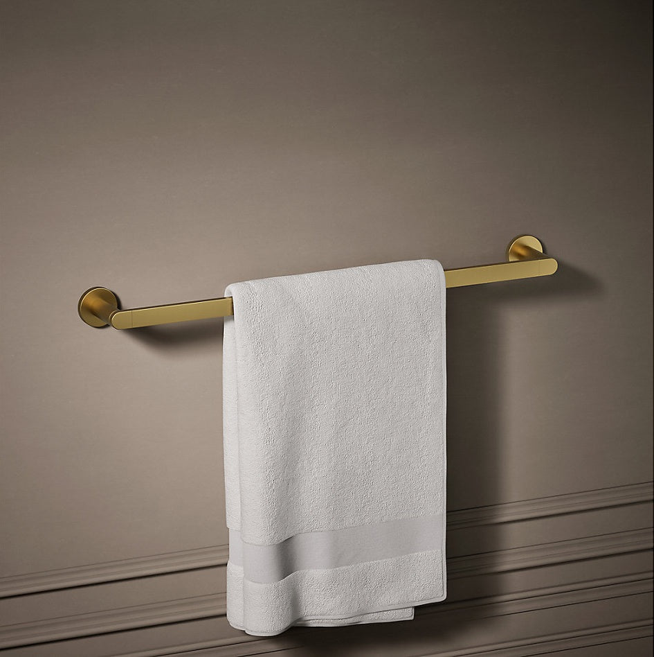 COMPOSED 24INCH TOWEL BAR - KOHLER LUXURY - ( VIBRANT BRUSHED MODERNE BRASS - LUXURY - 0x600 mm - 0inchX24inch )