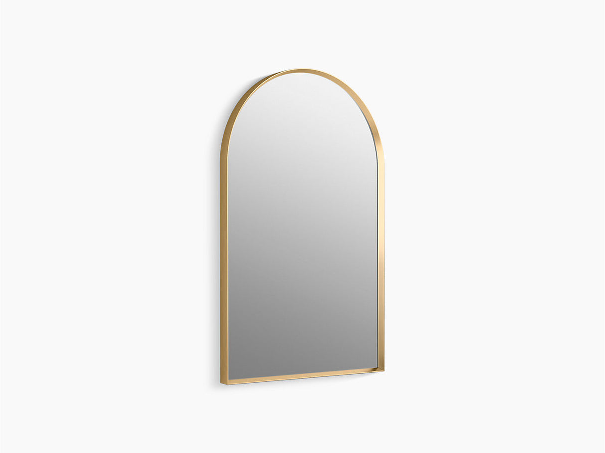 ESSENTIAL ARCH FRAMED MIRROR - KOHLER POPULAR - ( BRUSHED GOLD - POPULAR - 800x500 mm - 32inchX20inch )