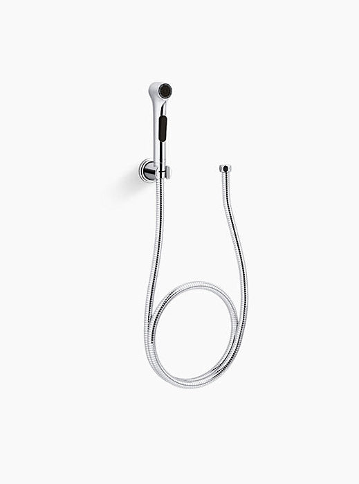 ELATE-HEALTH FAUCET W/HOSE & BRACKET - KOHLER POPULAR - ( POLISHED CHROME - POPULAR - 0x0 mm - 0inchx0inch )