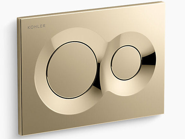 LYNK FACE PLATE (FLUSH PLATE)MECHANICAL - KOHLER PREMIUM - ( FRENCH GOLD - PREMIUM - 0x0 mm - 0inchx0inch )