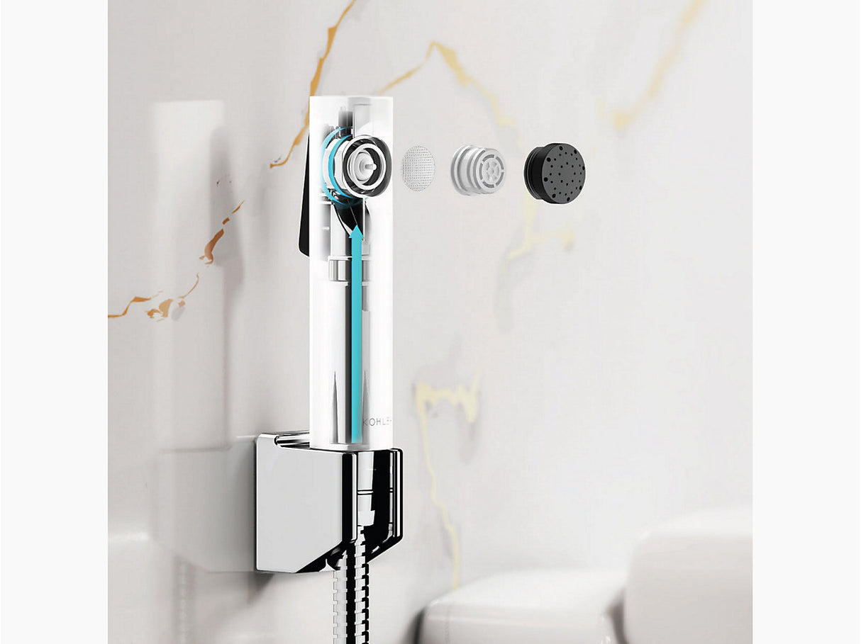 (PRUN)CUFF HEALTH FAUCET - KOHLER PREMIUM -  ( WHITE - PREMIUM - 0x15 mm - 0inchX0.6inch )