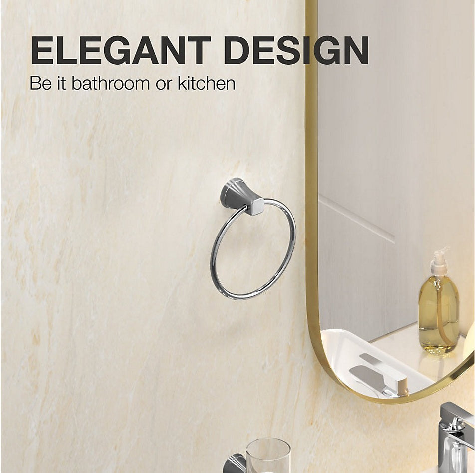 COMPLEMENTARY-TOWEL RING - KOHLER POPULAR - ( POLISHED CHROME - POPULAR - 0x0 mm - 0inchx0inch )