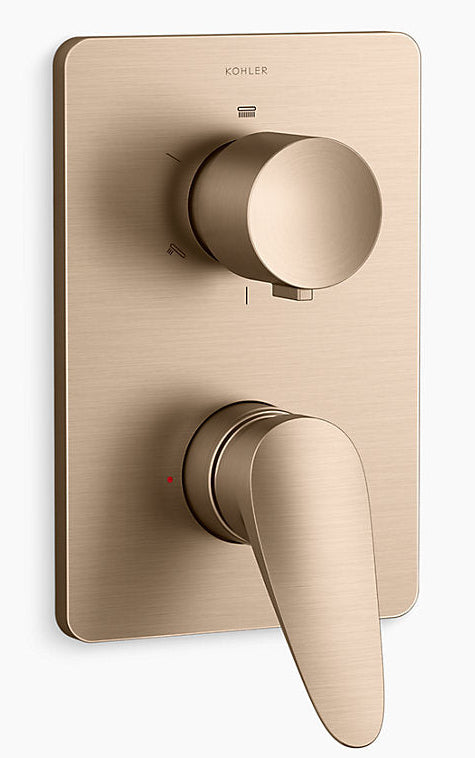 FLUENCE AT360 TRIM+VALVE - KOHLER PREMIUM - ( VIBRANT BRUSHED BRONZE - PREMIUM - 0x0 mm - 0inchX0inch )