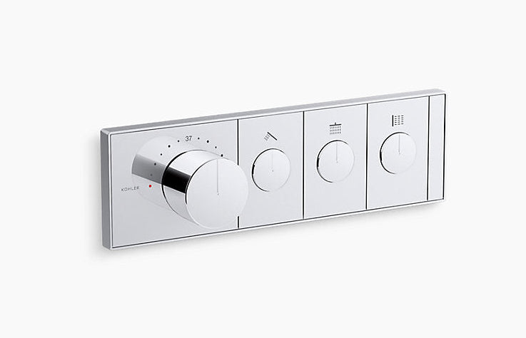 ANTHEM RECESSED EXPOSED PART MECH THERM/CONT 2IN/3OUT - KOHLER LUXURY - ( POLISHED CHROME - LUXURY - 0x0 mm - 0inchx0inch )