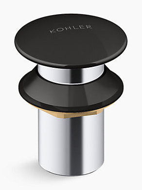CERAMIC DRAIN W/O OVERFLOW - KOHLER PREMIUM - ( BLACK - PREMIUM - 0x32 mm - 0inchX1.25inch )