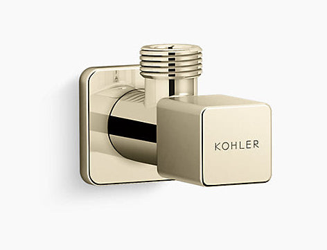 COMPLEMENTARY-ANGLE VALVE W/FLANGE - KOHLER POPULAR - ( FRENCH GOLD - POPULAR - 0x15 mm - 0inchX0.5inch )