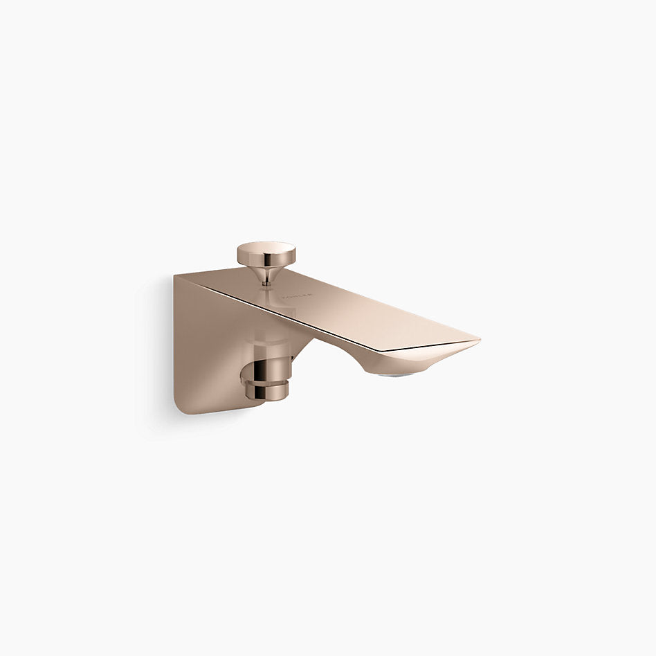 MODERNLIFE EDGE BATH SPOUT WITH DIVERTER - KOHLER LUXURY - ( ROSE GOLD - LUXURY - 0x15 mm - 0inchX0.6inch )