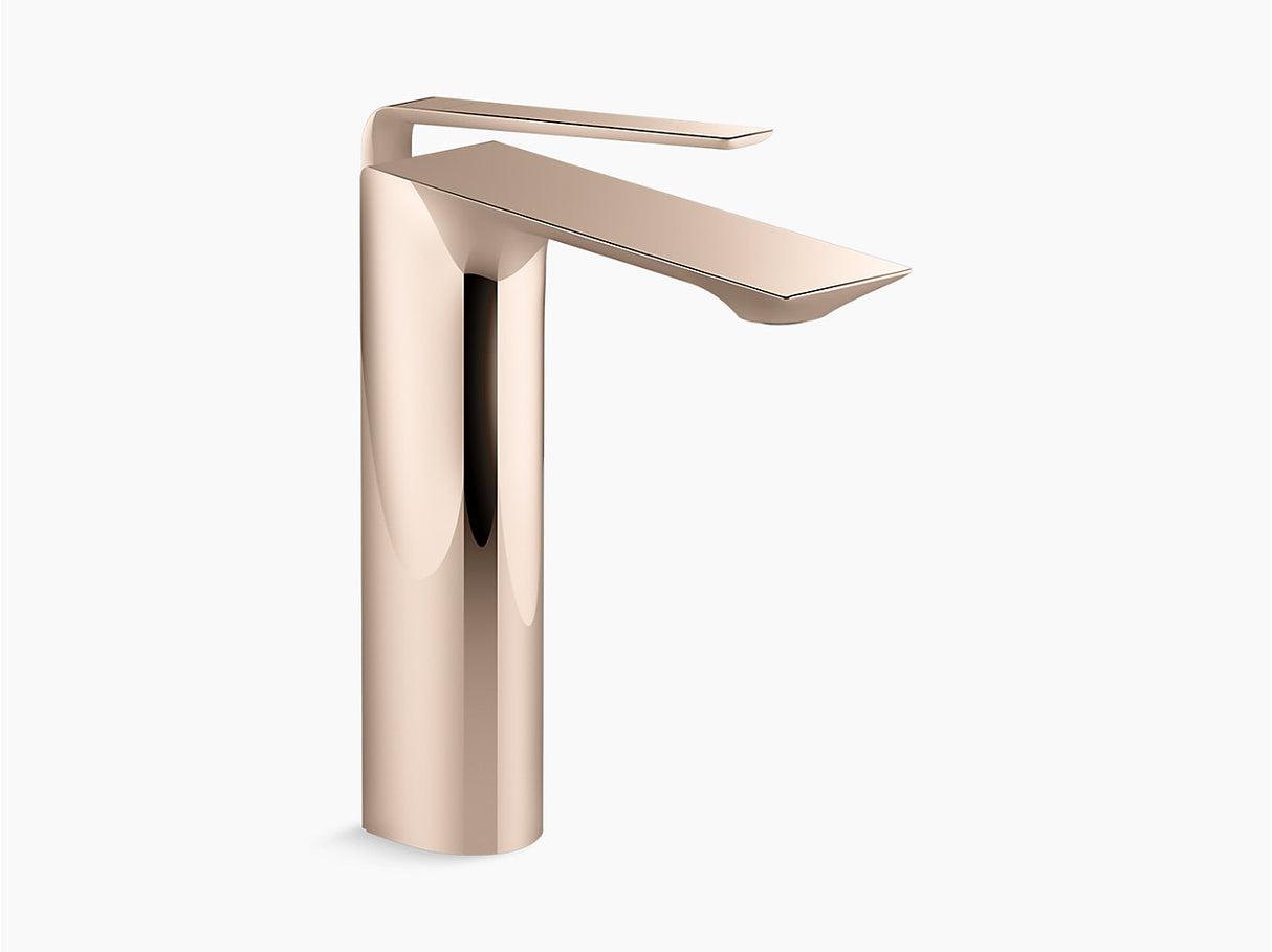 MODERN LIFE EDGE TALL BASIN FAUCET W/O DRAIN - KOHLER LUXURY - ( ROSE GOLD - LUXURY - 0x0 mm - 0inchx0inch )