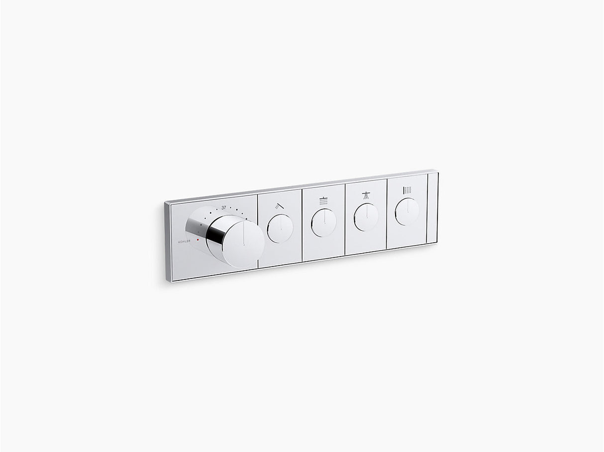 ANTHEM RECESSED EXPOSED PART MECH THERM/CONT 2IN/4OUT - KOHLER LUXURY - ( POLISHED CHROME - LUXURY - 0x0 mm - 0inchx0inch )