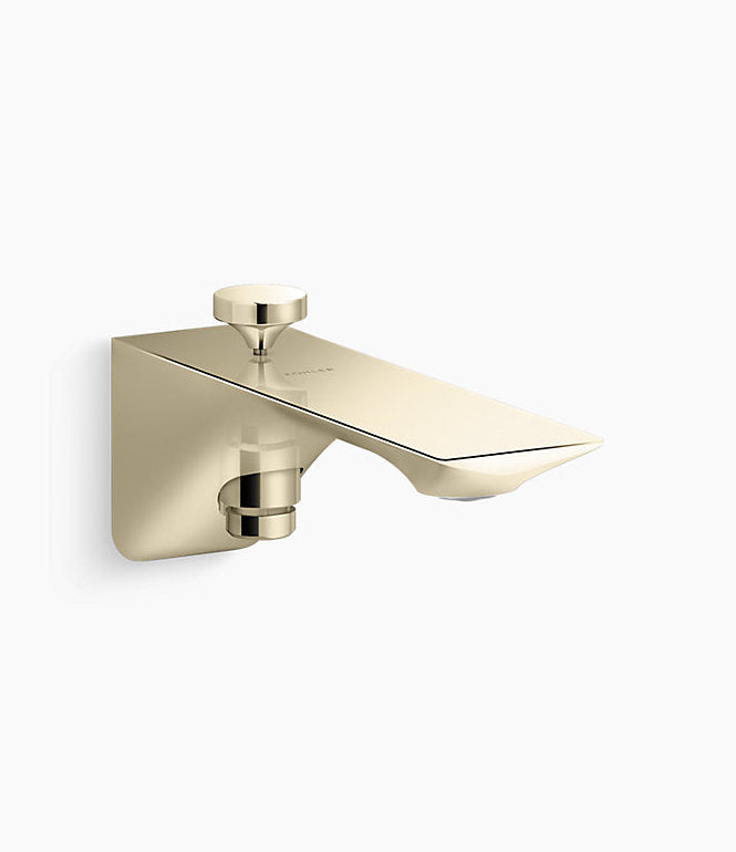 MODERNLIFE EDGE BATH SPOUT WITH DIVERTER - KOHLER LUXURY - ( FRENCH GOLD - LUXURY - 0x0 mm - 0inchx0inch )