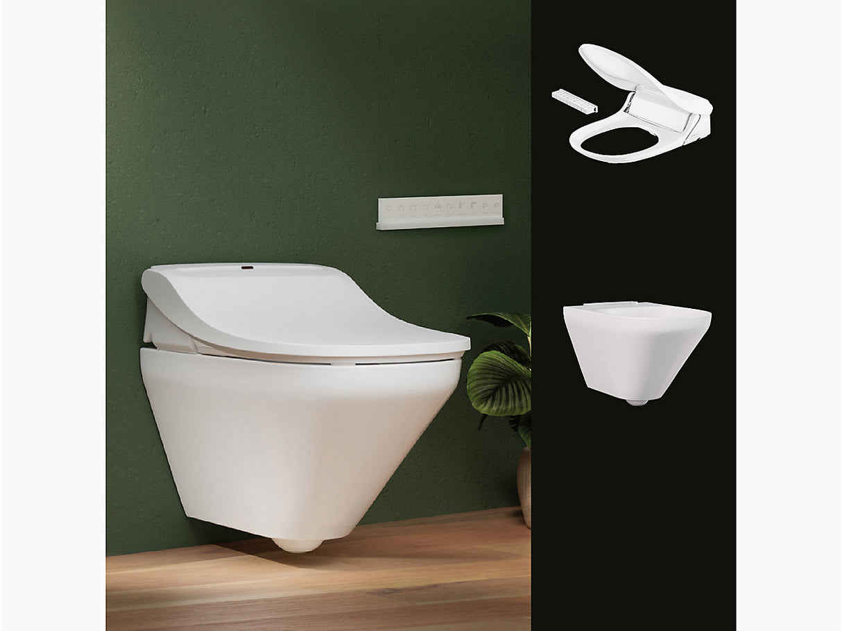 MODERNLIFE EDGE WALL HUNG EWC WITH SEAT COVER - KOHLER LUXURY - ( WHITE - LUXURY - 0x0 mm - 0inchx0inch )