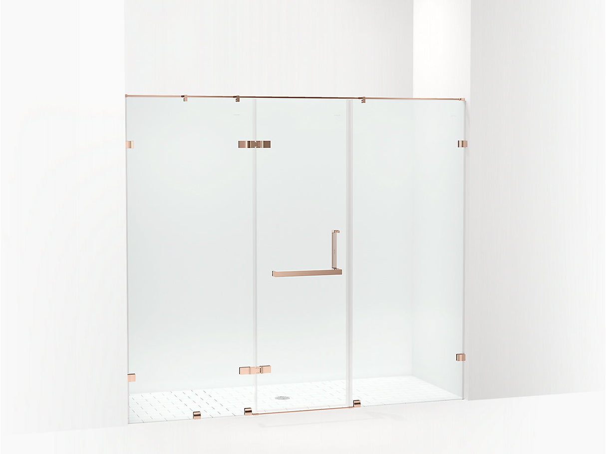 SINGULIER 1DOOR / 2PARTITION - STRAIGHT ENCLOSURE 2700.HT - KOHLER PREMIUM - ( RGD - PREMIUM - 0x0 mm - 0inchX0inch )