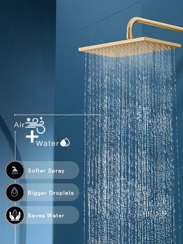SINGLE FUNCTION SHOWER HEAD W/O ARM - KOHLER LUXURY - ( BRUSHED BRONZE - LUXURY - 0x325 mm - 0inchX13inch )