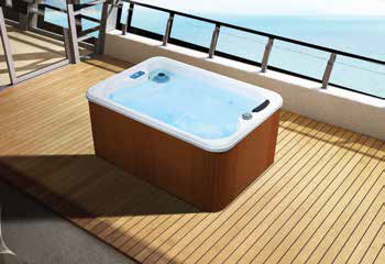 HYDRA SPA(HT-800MM) W/COVER W/O SKIRTING - OYSTER - ( WHITE - HYDRA - 1900x1350 mm - 76inchX54inch )