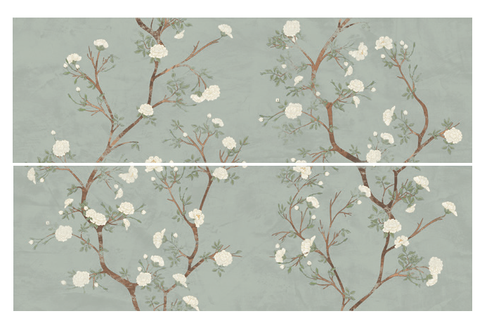 ENYA ALMOND SAGE (SET A+B) HL - SPAIN - ( - - 1000x316 mm - 40inchX12.64inch )