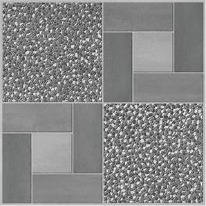 RD 74 MATT - SIMPOLO-TILES -  (  - ROCK DECK MATT - 400x400x12 mm - 16inchX16inchX0.5inch )