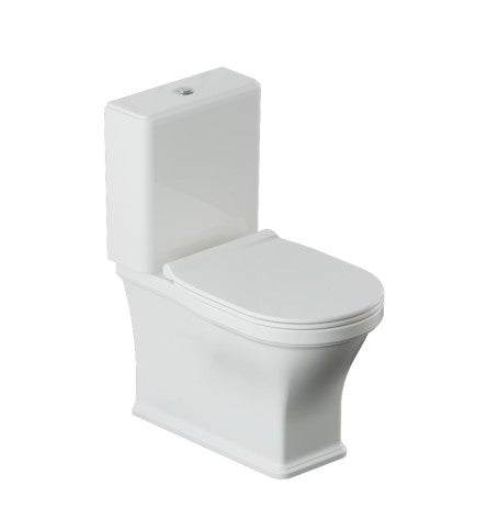 RIMLESS BOWL WITH CISTERN FOR COUPLED WC - ARTIZE SWARE - ( WHITE - - 0x15 mm - 0.6inchX0.6inch )