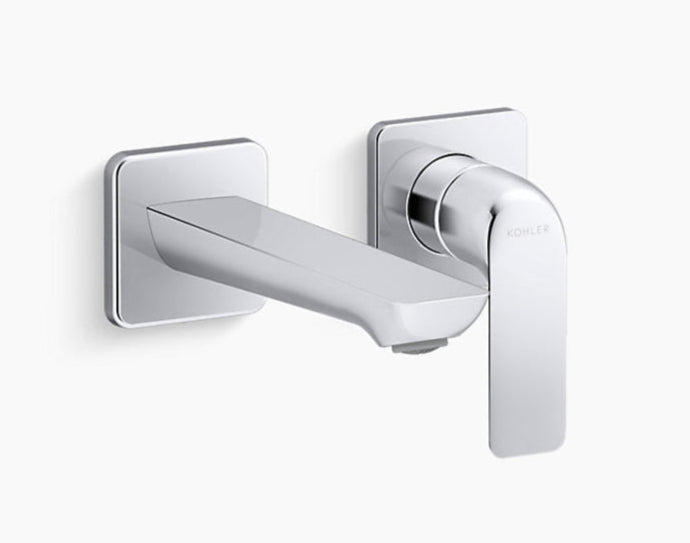 FORE LINE WALL MOUNT COLD ONLY TRIM ASSY - KOHLER POPULAR -  ( POLISHED CHROME - POPULAR - 0x0 mm - 0inchx0inch )