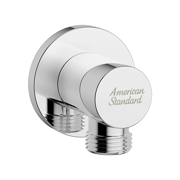 ROUND WALL OUTLET - AMERICAN STANDARD -  ( CHROME - EASYSET - 0x15 mm - 0inchX0.5inch )