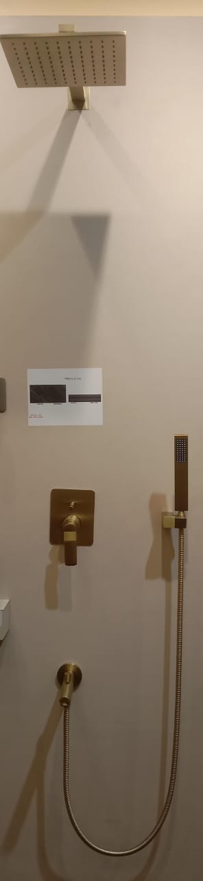 (PRUN) SL/DIV OH/SHWR W/ARM H/SHWR.SET B/SPOUT - AQUANT -  ( BRUSHED GOLD -  - 0x0 mm - 0inchx0inch )