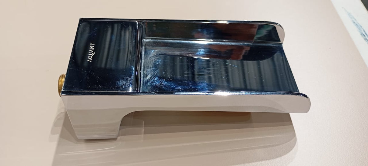 BRASS WATERFALL BATH SPOUT - AQUANT -  ( CHROME -180X80 mm-7.2inchX3.2inch )