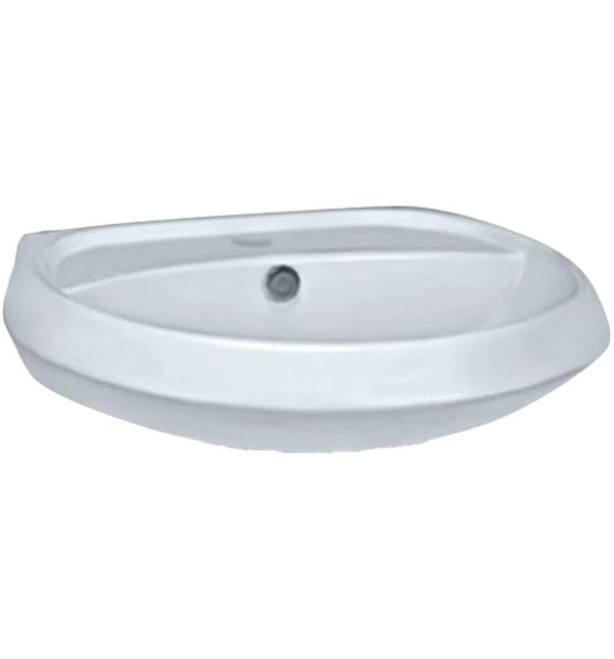 WASH BASIN WALL MOUNTED - JAQUAR SWARE - ( WHITE - SOLO - 530x440 mm - 21inchX17.5inch )