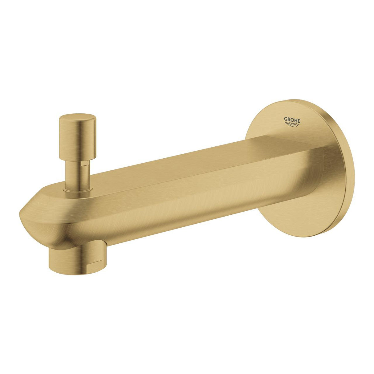 EURODISC COSMOPOLITAN BATH SPOUT WITH DIVERTER - GROHE - ( BRUSHED COOL SUNRISE - G5 - EURODISC - 0x15 mm - 0inchX0.6inch )