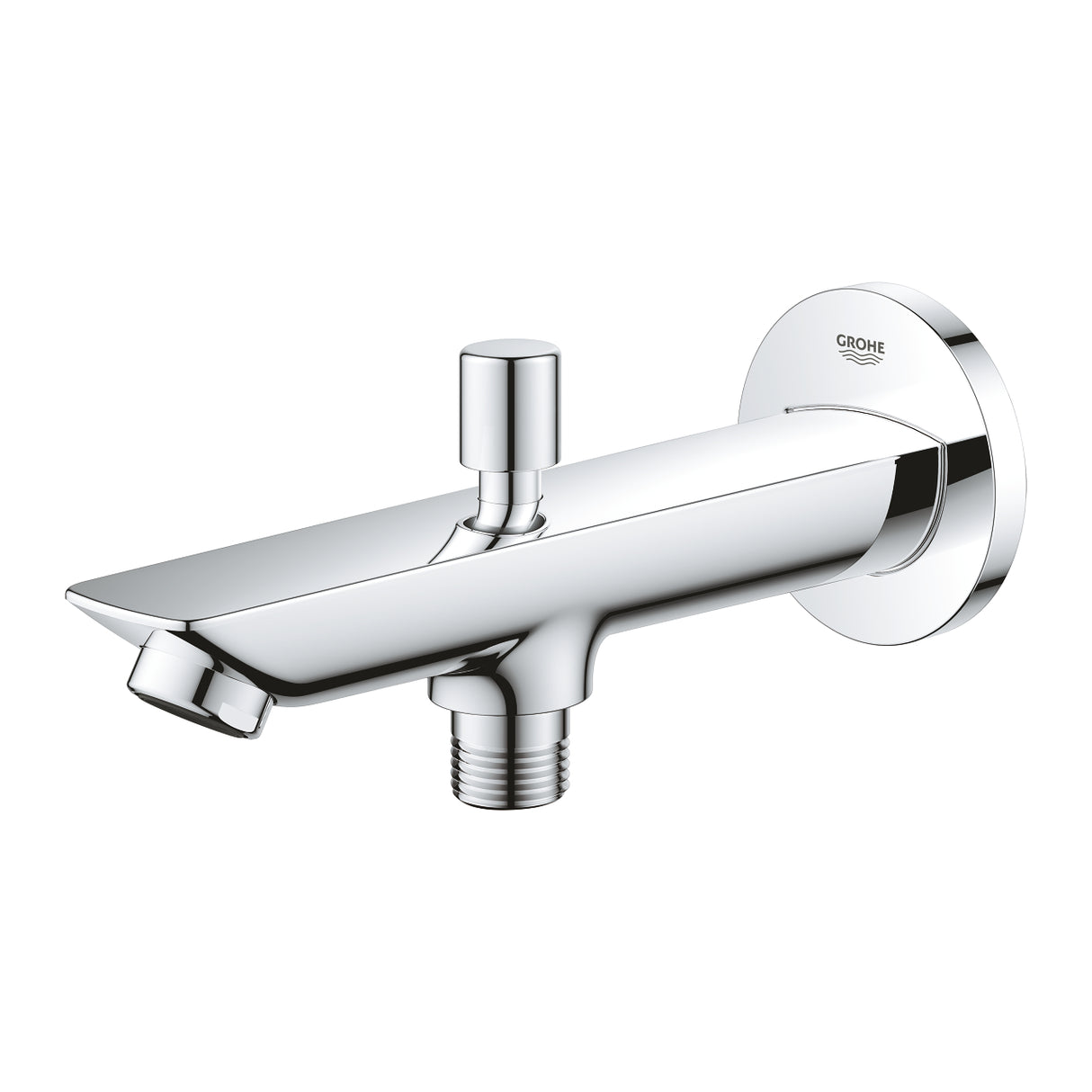 NEW BAUCOSMOPOLITAN BATH SPOUT WITH DIVERTER - GROHE-G2 - ( CHROME - G2 - BAUCOSMOPOLITAN - 0x0 mm - 0inchX0inch )
