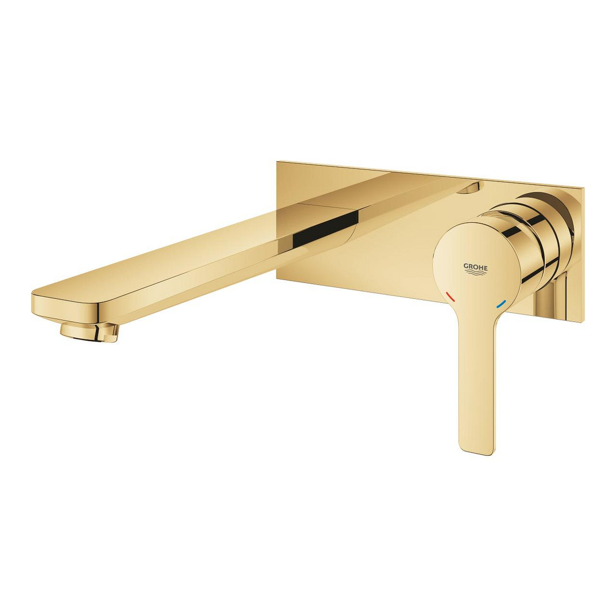 LINEARE 2-HOLE WALL-MOUNT BASIN MIXER, L SIZE - GROHE - ( COOL SUNRISE - G5 - LINEARE - 0x10 mm - 0inchX0.38inch )