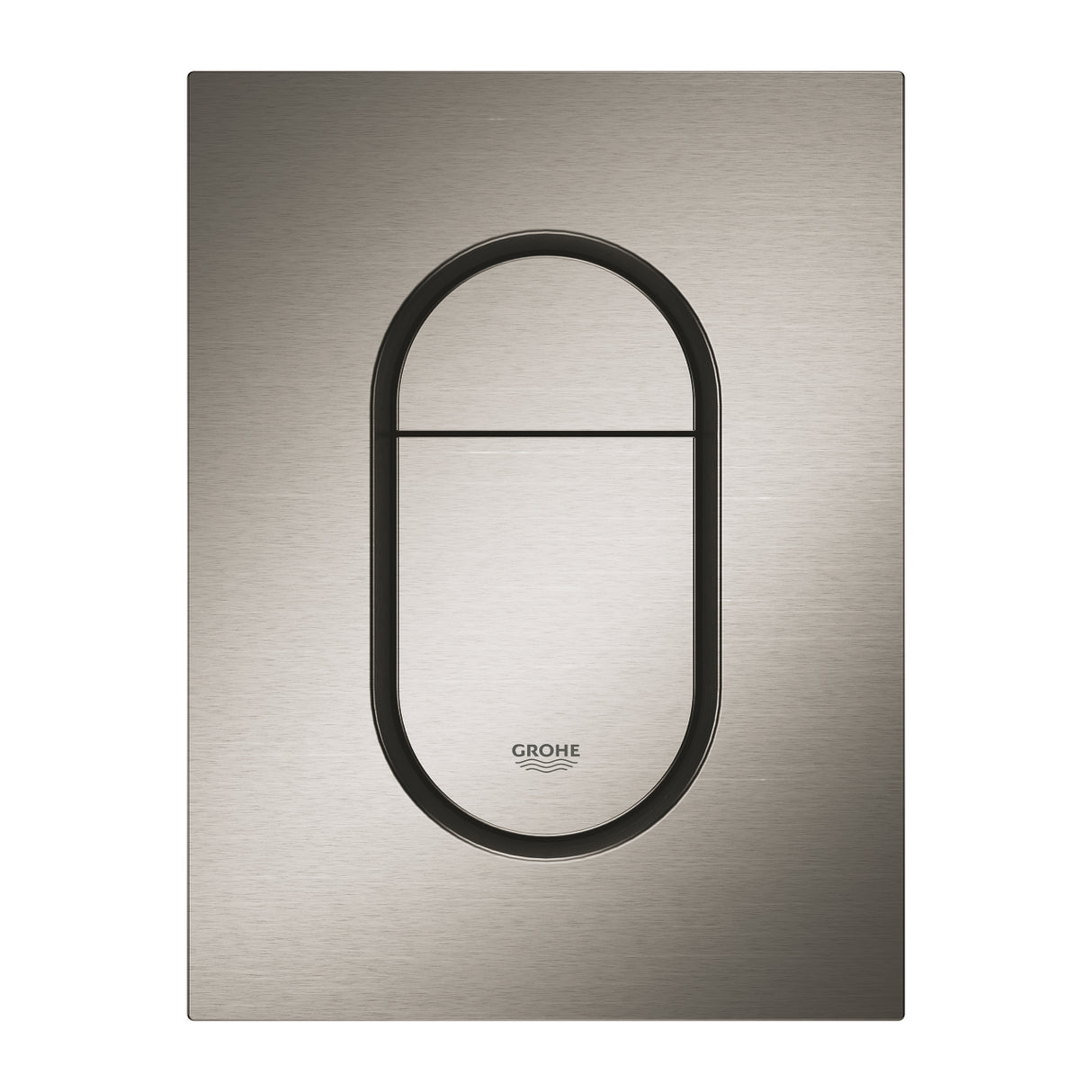 ARENA COSMOPOLITAN FLUSH PLATE, SMALL SIZE - GROHE - ( BRUSHED HARD GRAPHITE - G4 - ARENA COSMOPOLITAN - 0x0 mm - 0inchX0inch )