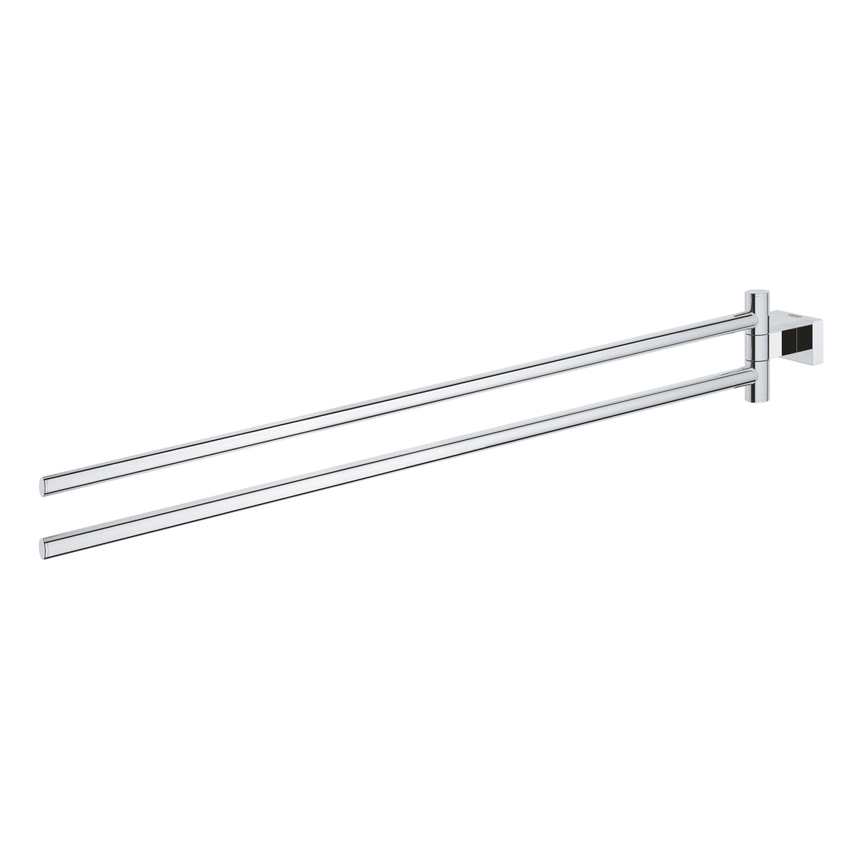 ESSENTIALS CUBE DOUBLE TOWEL BAR - GROHE - ( CHROME - G3 - ESSENTIALS - 0x439 mm - 0inchX17.56inch )